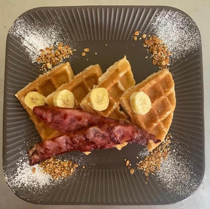 Real Hispano Valladolid  Exterior photo Brussels waffles with banana and chocolate